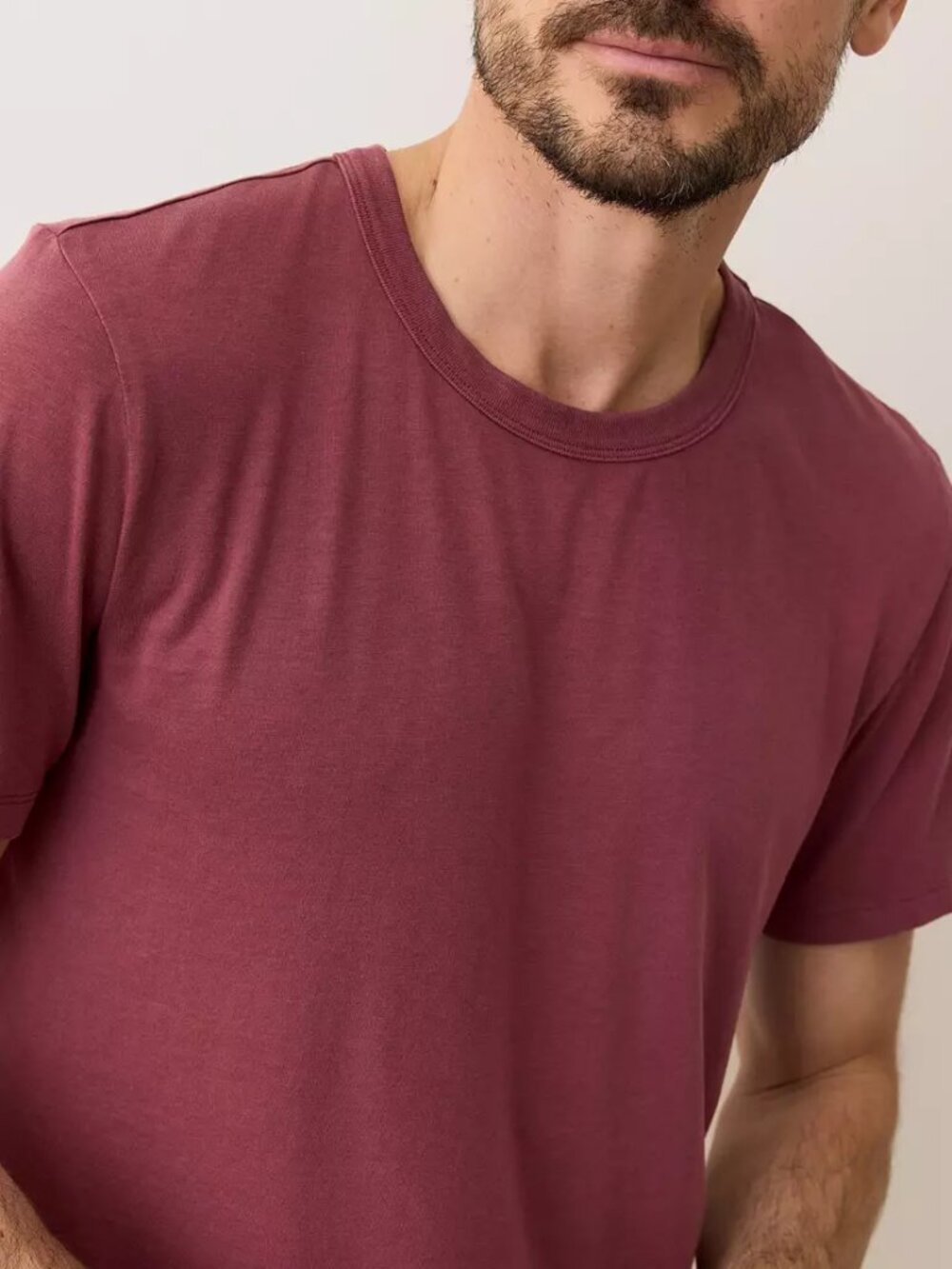 Marine Layer Men's Sea Change Short Sleeve T-Shirt Size M NWT Pomegranate